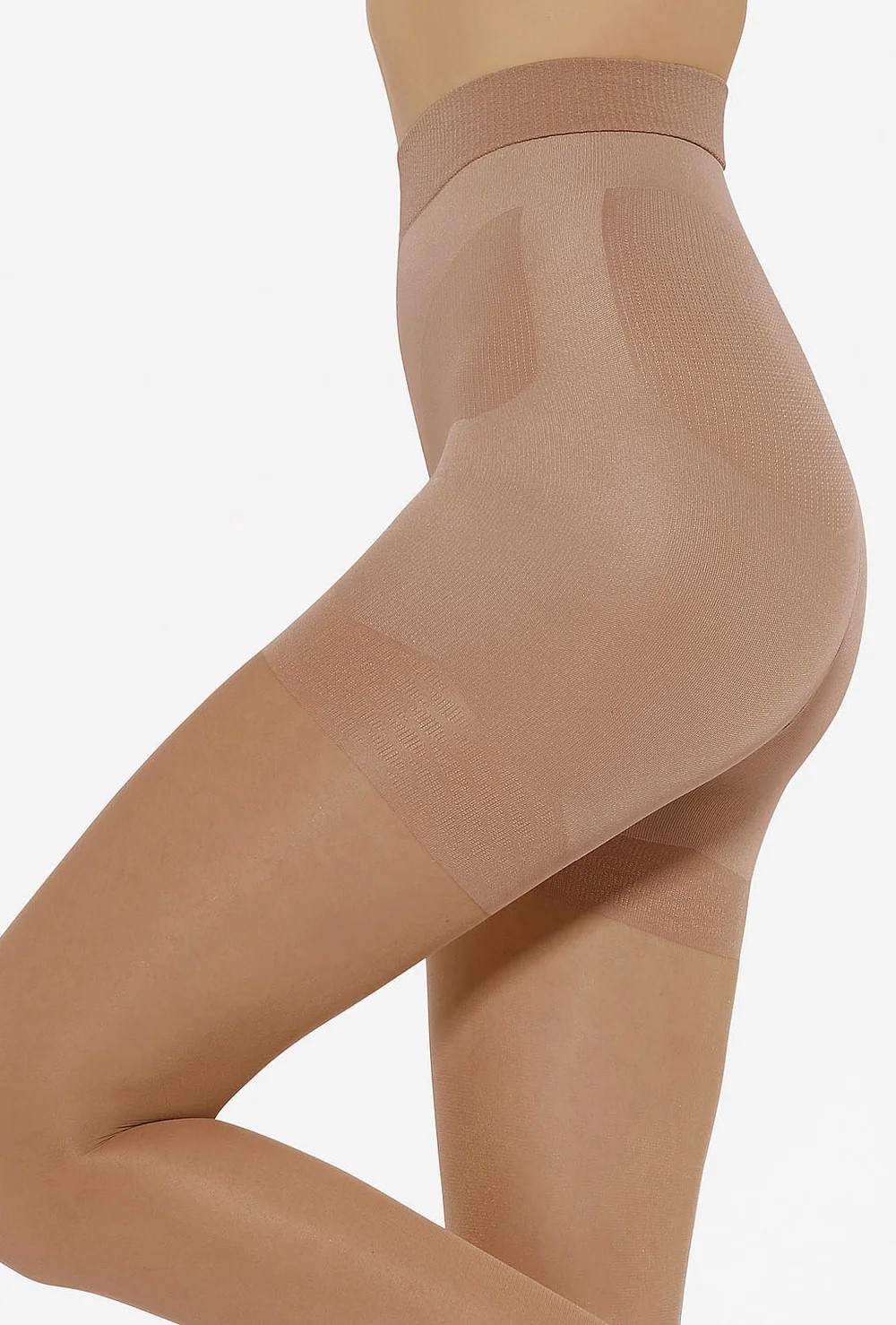 3-PACK Push-up pančuchy LIFT UP - telová opal