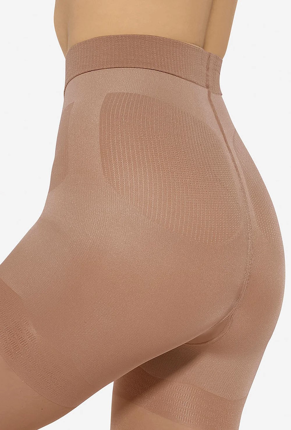 3-PACK Push-up pančuchy LIFT UP - telová opal
