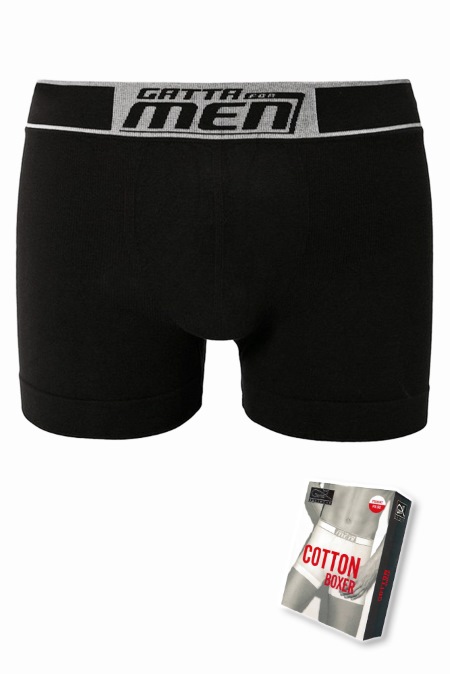 Pánske bezšvové boxerky čierna